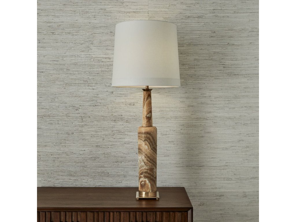 Statuesque Table Lamp - Latte Onyx - image 1