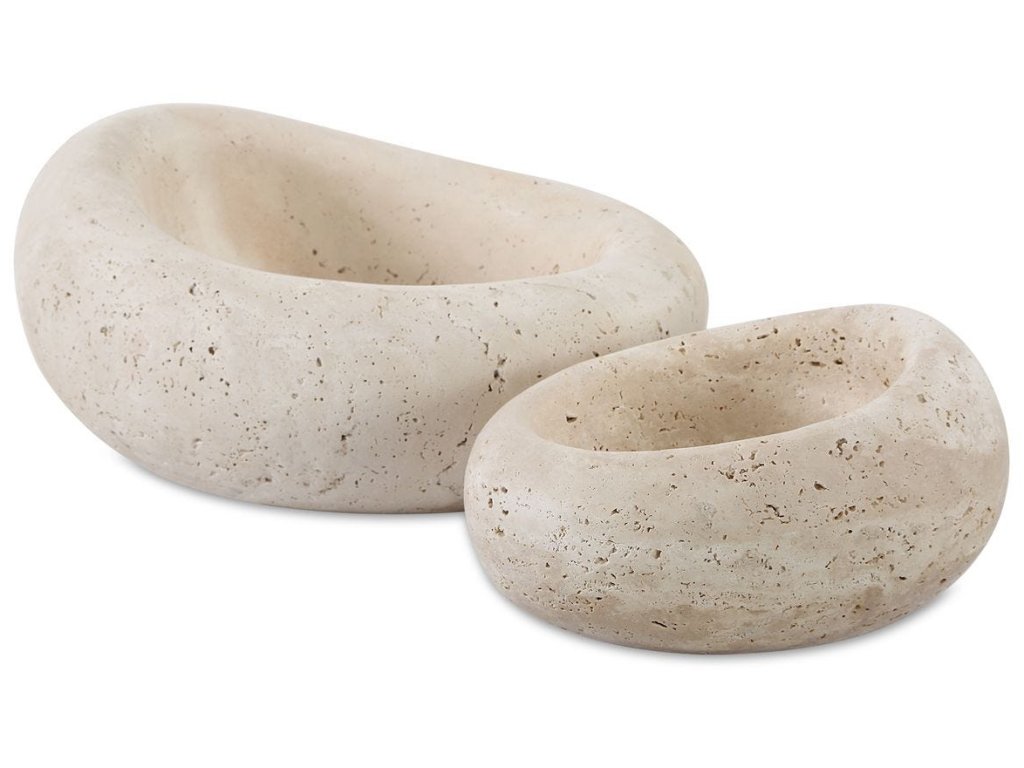 Swaddle Bowls - Travertine, S/2 - main image