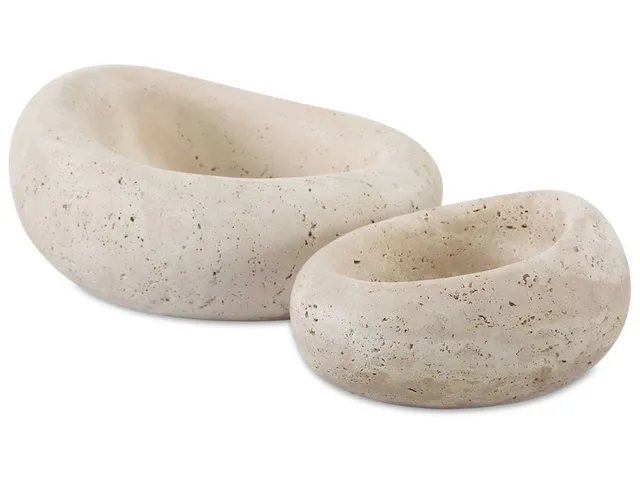 Swaddle Bowls - Travertine, S/2