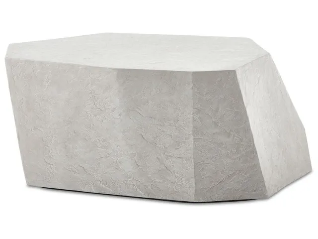 Parra Outdoor Coffee Table, Limestone