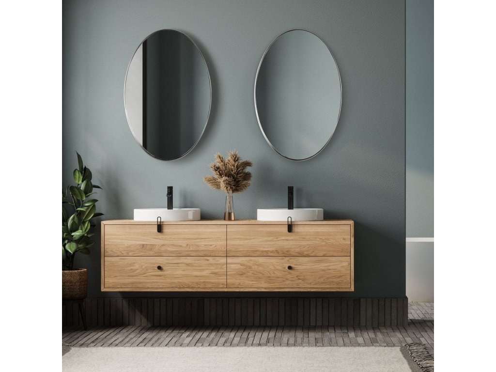 Pursley Oval Mirror, Nickel - image 1