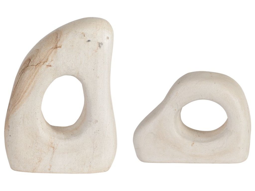 Stone Flow Outdoor Sculptures, S/2 - image 4