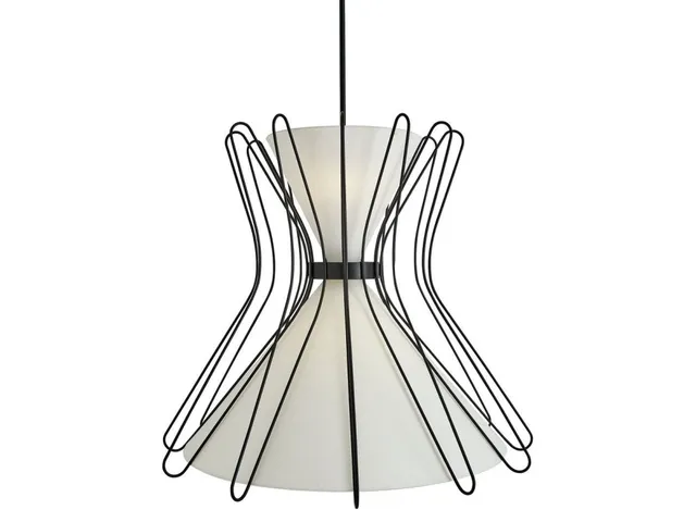 Boomerang, 4 Lt Pendant - Black Grande