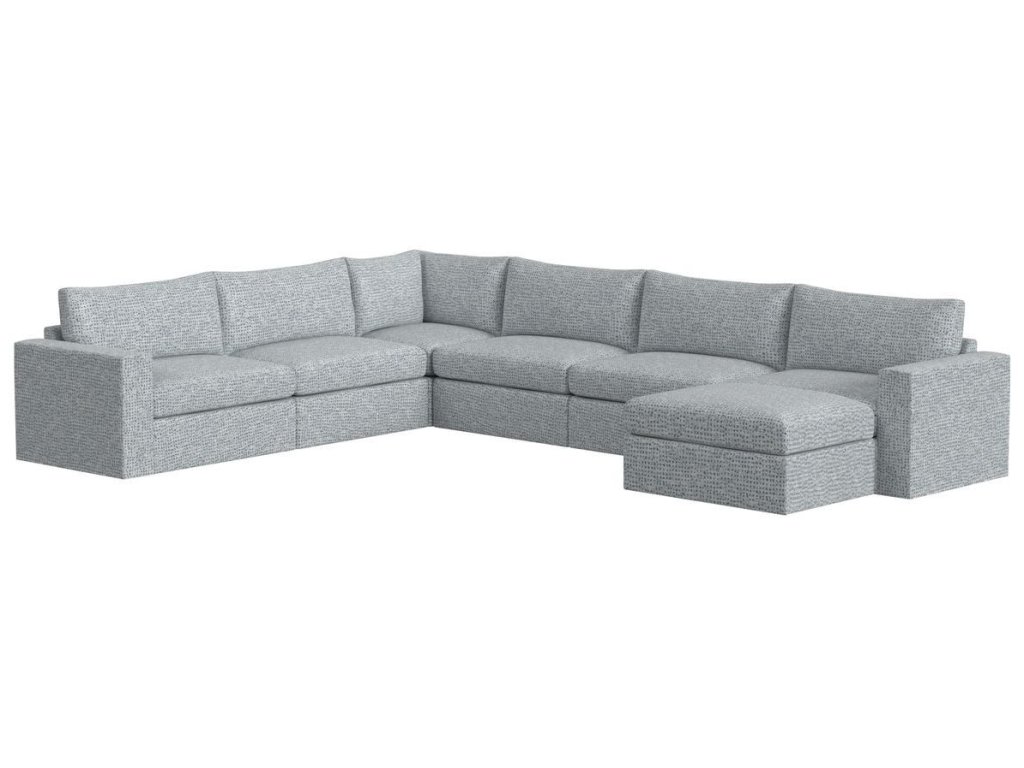 Great Plains Sofa, Armless - Dashing Blue - image 3