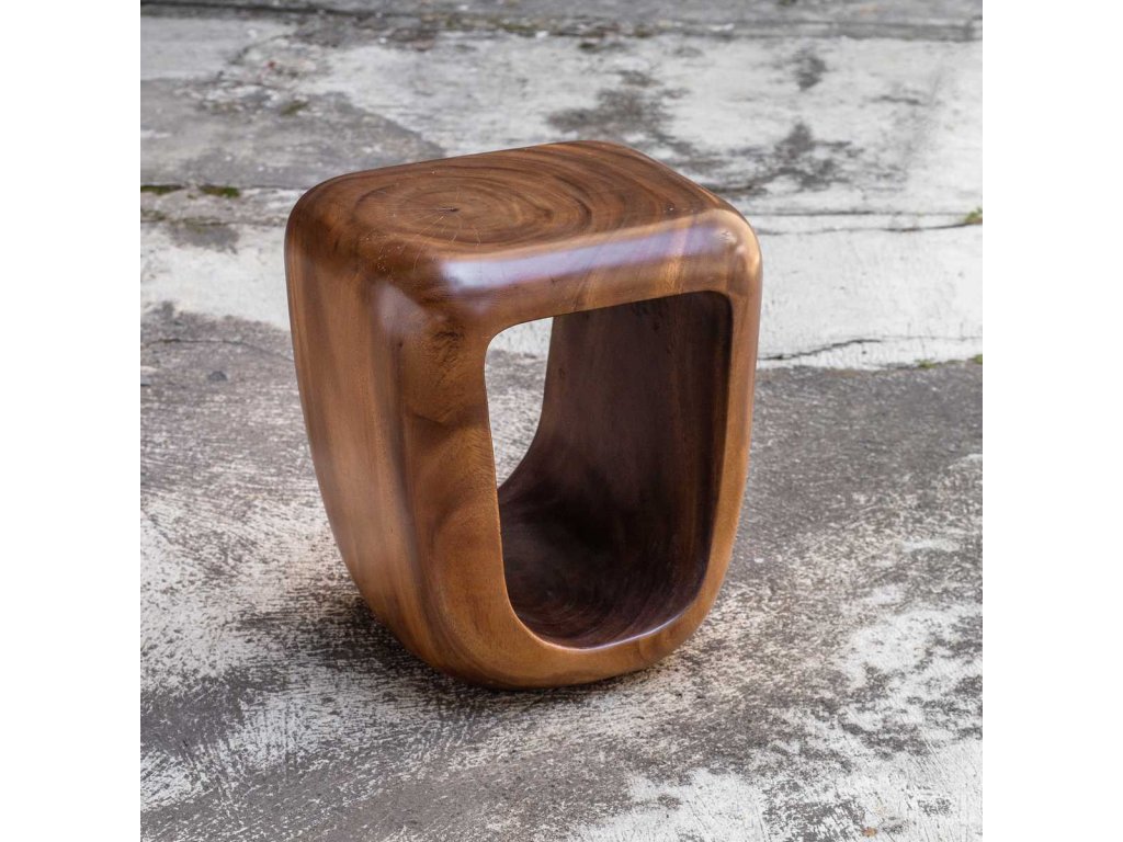 Loophole Accent Stool, Natural Wash - image 7