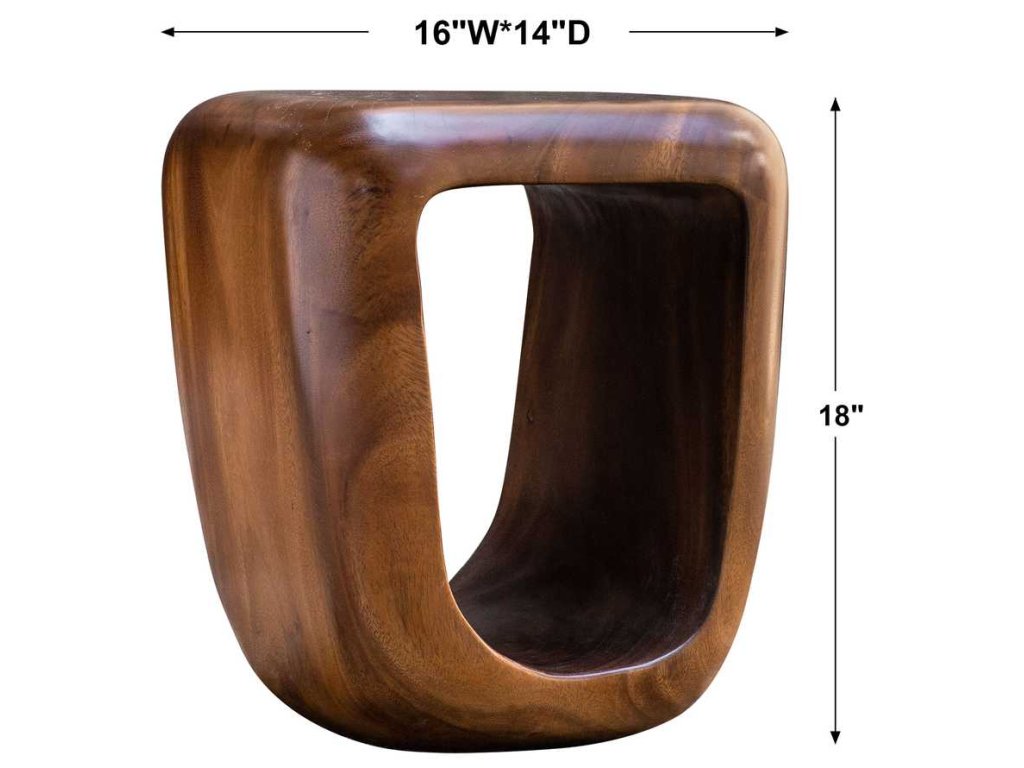Loophole Accent Stool, Natural Wash - image 8