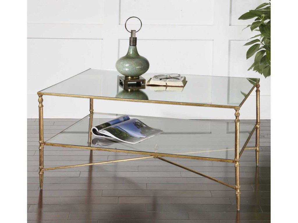 Henzler Coffee Table, Gold - image 4