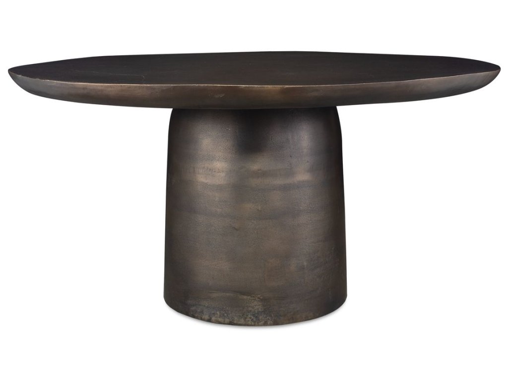 Madrone Outdoor Dining Table, Golden Dark Bronze, 2 Cartons - main image