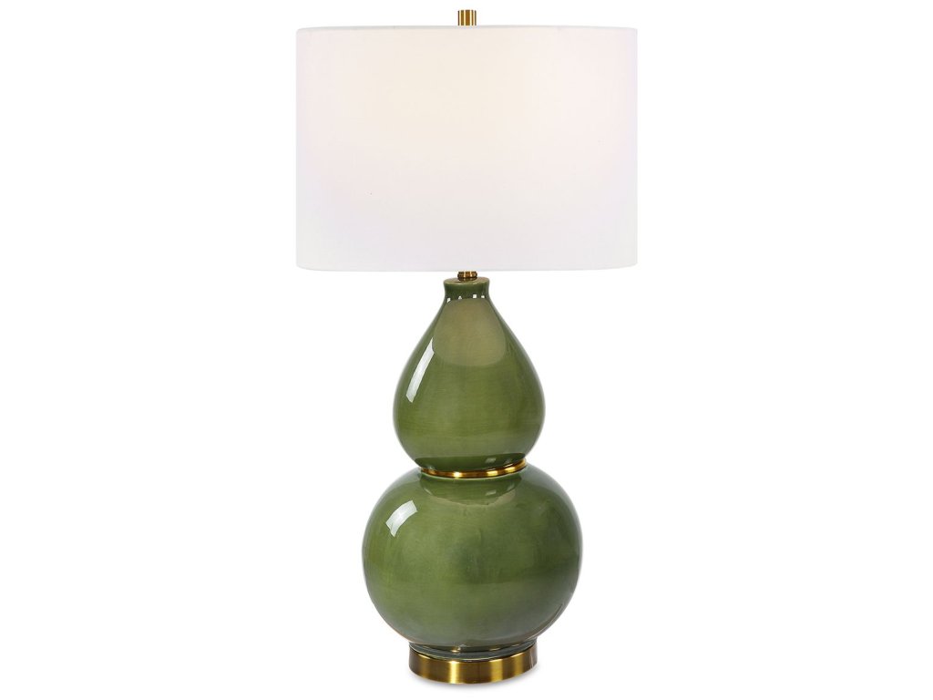 Gourd Table Lamp, Green - main image
