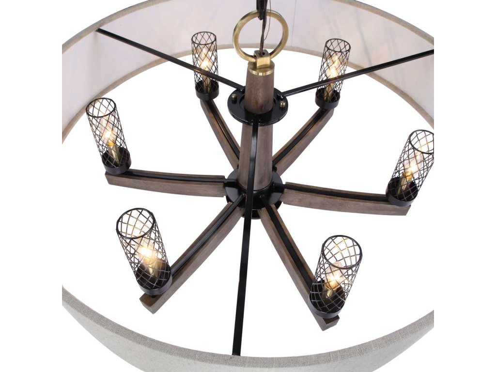 Woodall, 6 Lt Chandelier - image 5