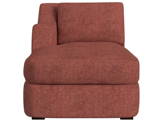 Big Wave Chaise, Left Arm Facing - Vintage Tea Rose - Alternative View
