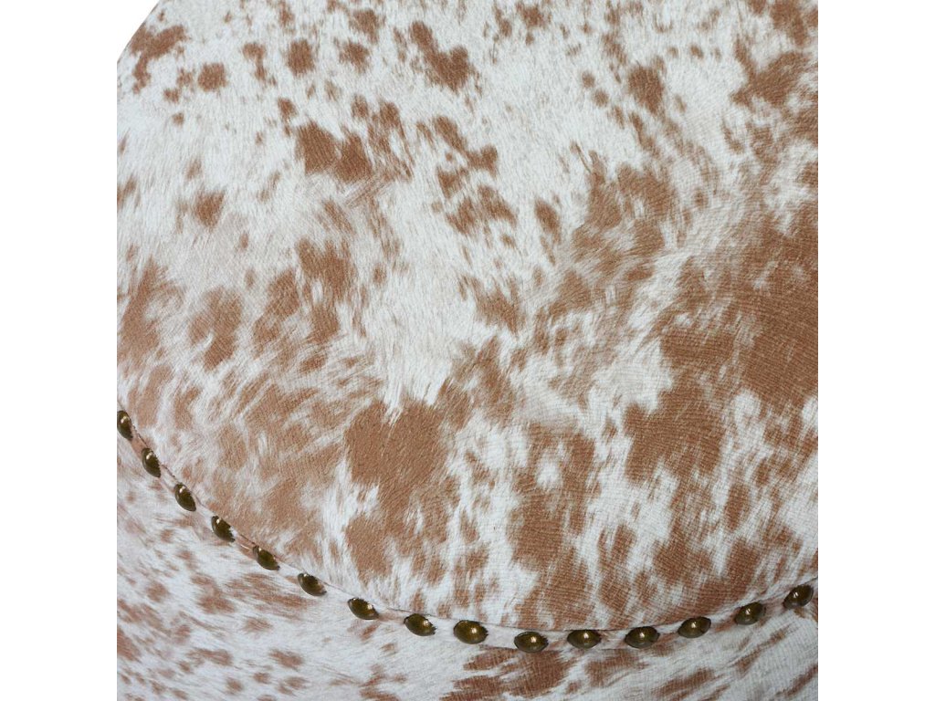 Gumdrop Ottoman, Cow Hide - image 4