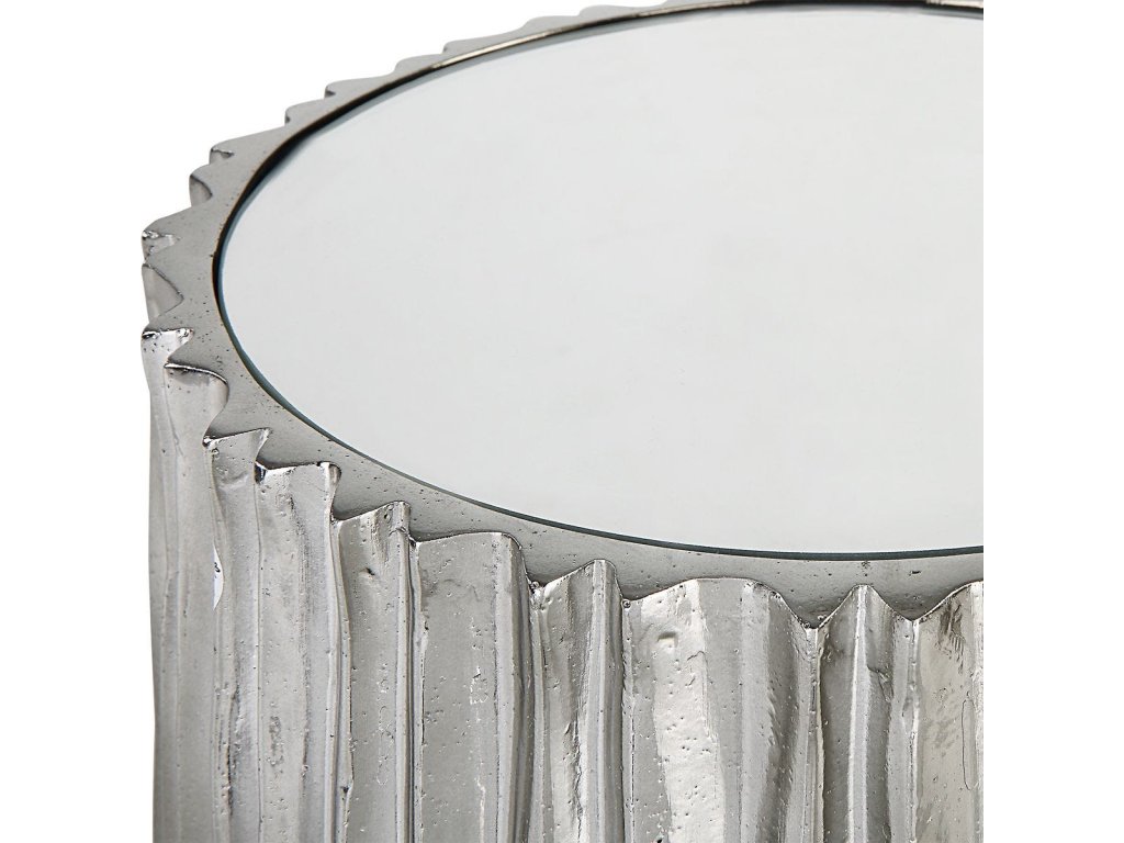 Echo Drink Table, Nickel - image 4