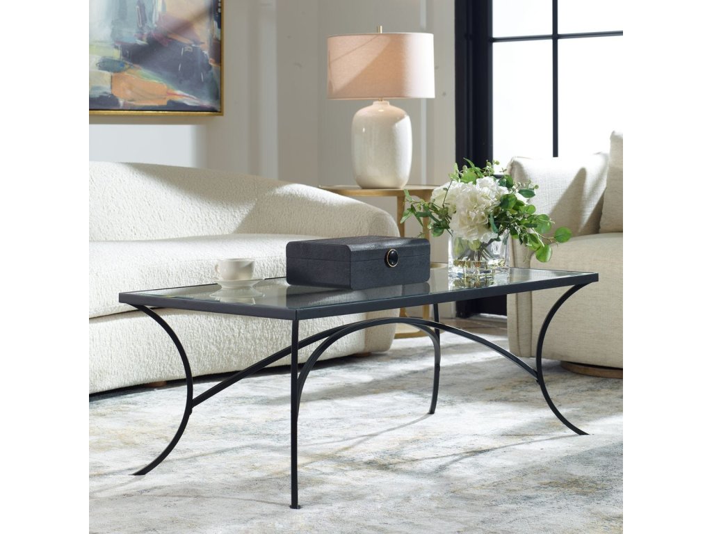 Alayna Coffee Table, Black - image 1