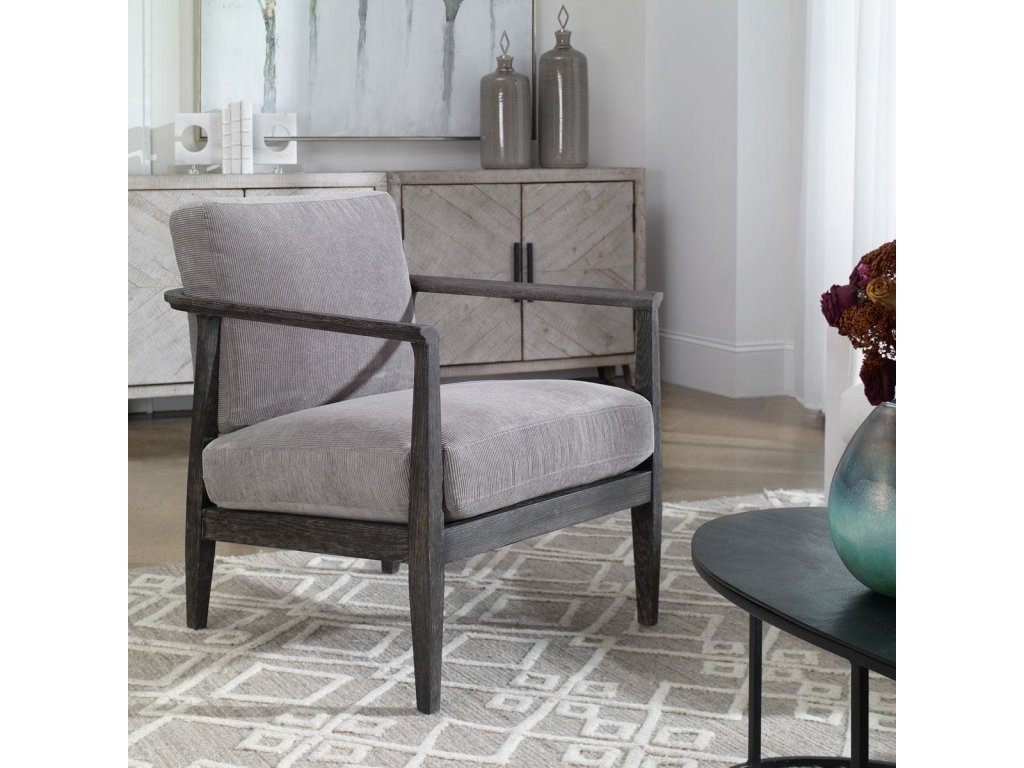 Brunei Accent Chair, Gray - image 1