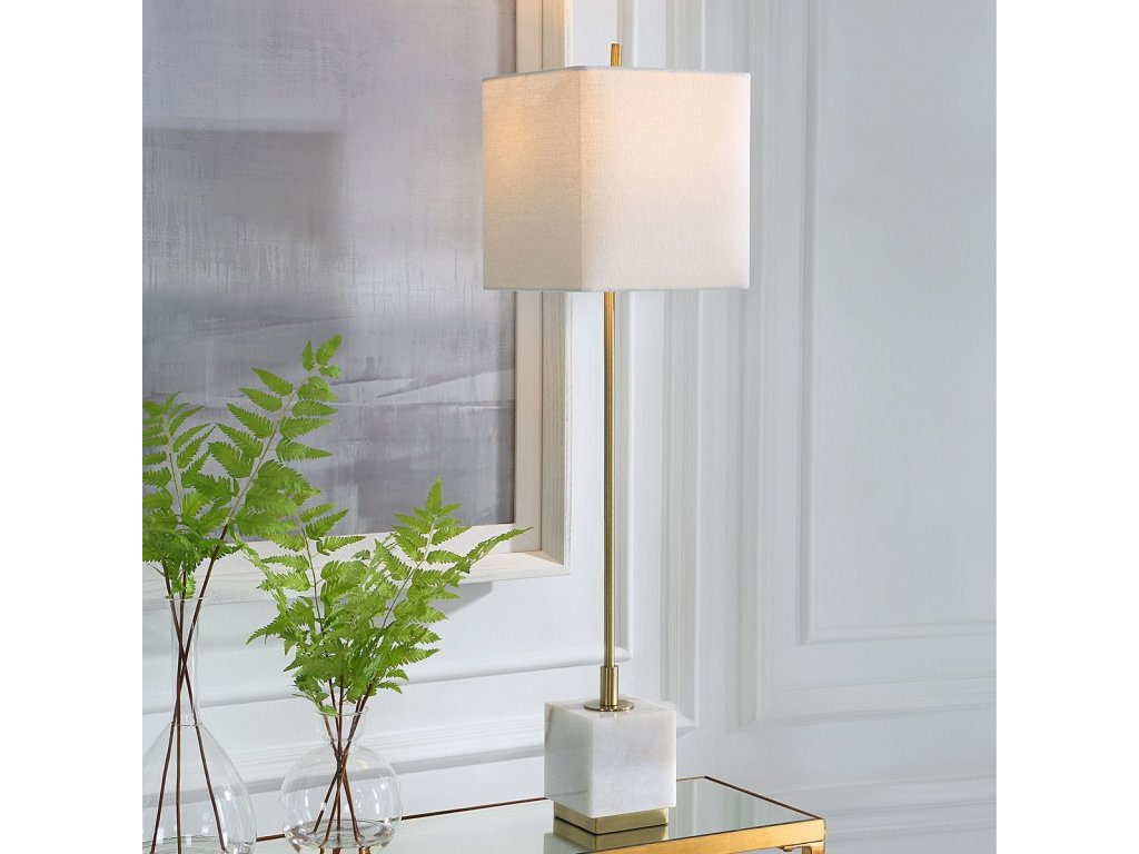 Escort Buffet Lamp, Brass - image 1