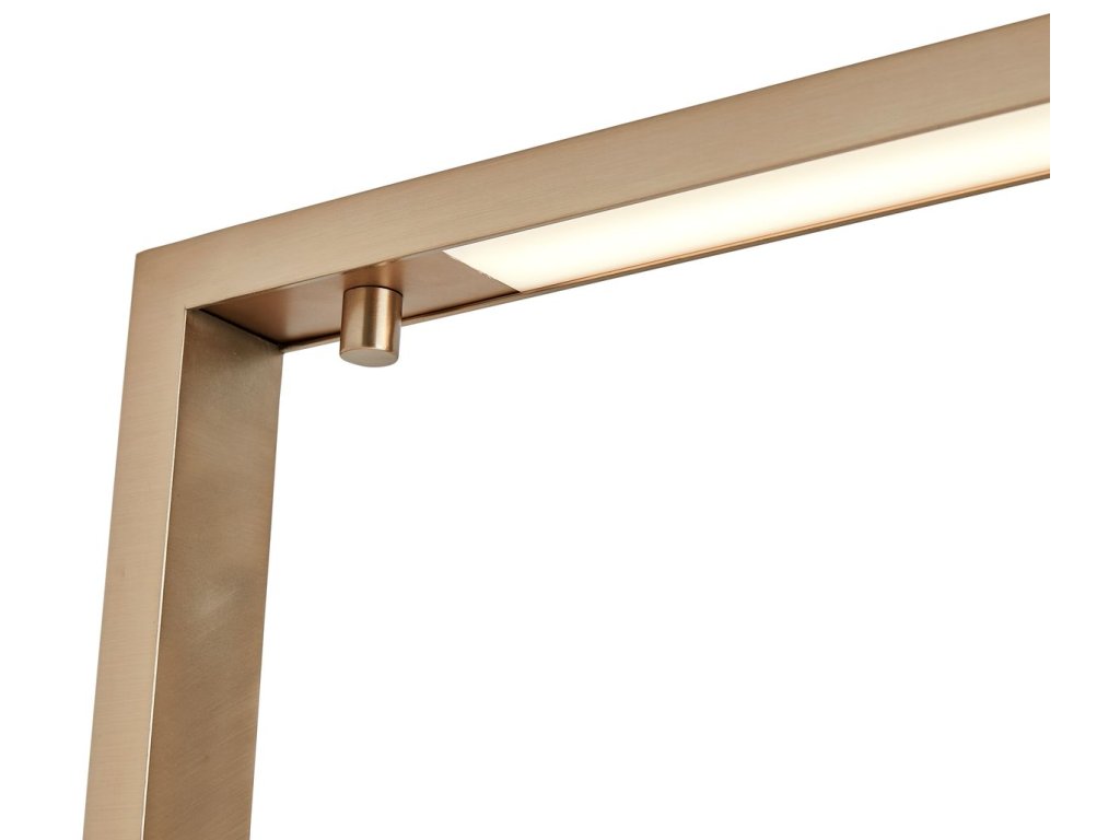 Illume Floor Lamp - Travertine/Brass - image 4