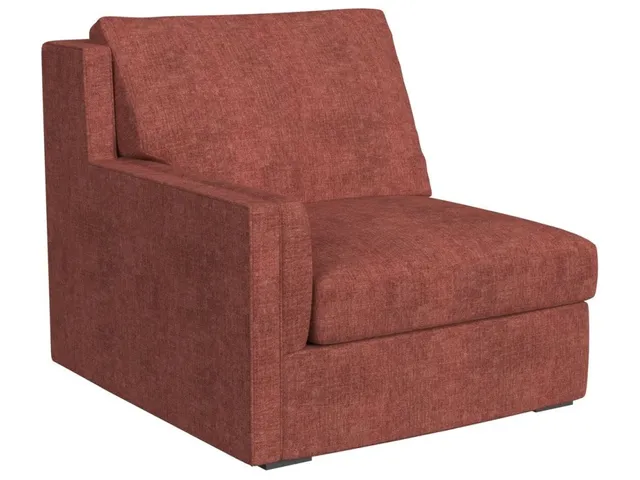 Luxe Sofa, Left Arm Facing - Vintage Tea Rose