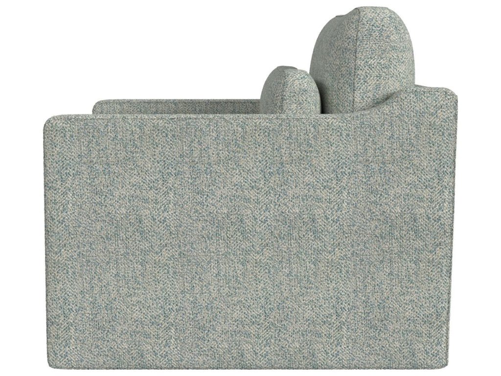 Slope Swivel Chair-And-A-Half - Tweedy Bird Sky - image 2