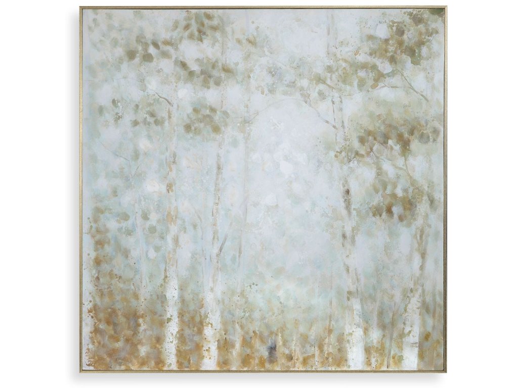 Cotton Woods Hand Painted Canvas - main image
