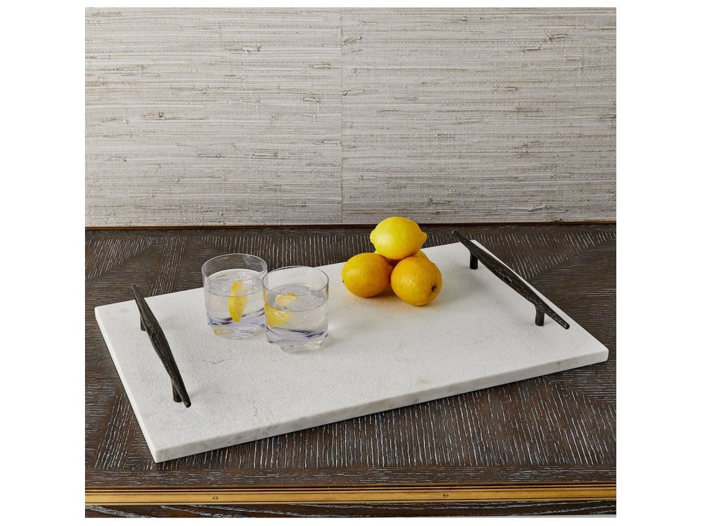 Get A Grip Tray - White Marble - image 1