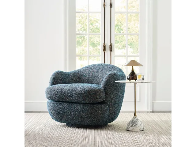 Scoop Swivel Chair - Tweedy Bird Jewel