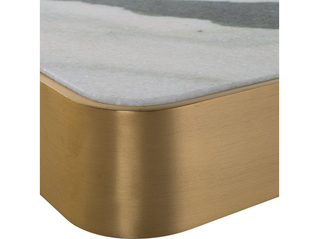 Elevated Tray/Plateau - Panda Marble Medium - image 6