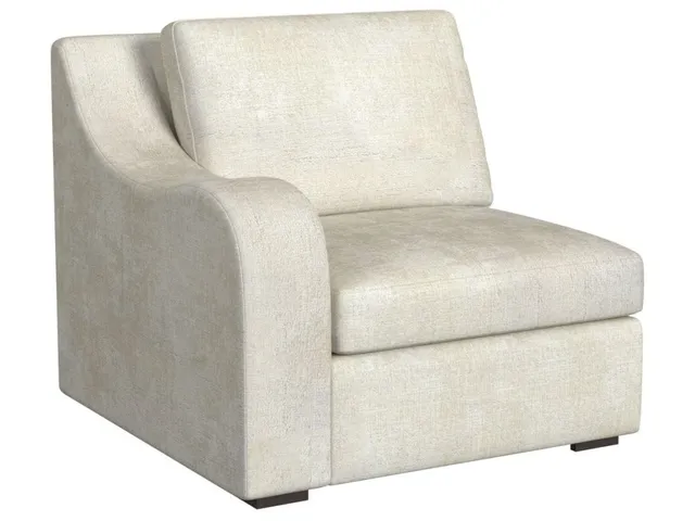 Big Wave Sofa, Left Arm Facing - Splendor Sesame - Alternative View
