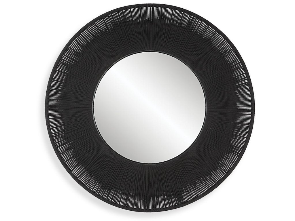 Sailor'S Knot Round Mirror, Black - main image