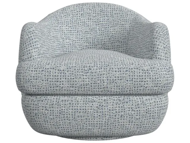 Scoop Swivel Chair - Dashing Blue