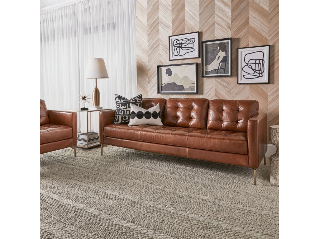 Ventura Sofa - Caramel Leather - image 1