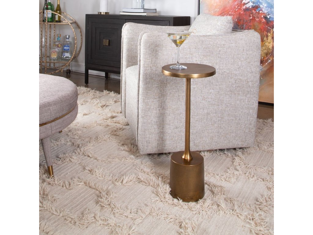 Sanaga Drink Table, Gold - image 2