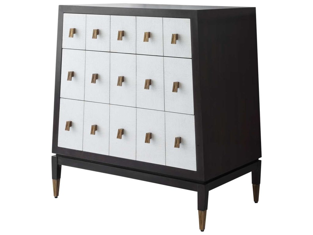 Pyramid Chest - Walnut/White - image 2