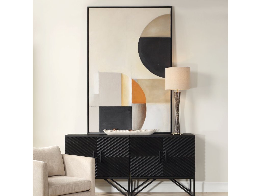 Western Hemisphere Hand Painted Canvas - image 1