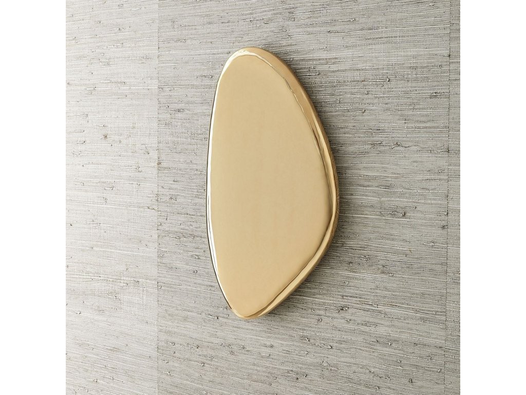 Jelly Bean Wall Sculpture - 26X16 Gold - image 1