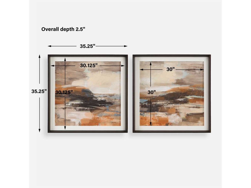 Cinnamon Shore Framed Prints, S/2 - image 6