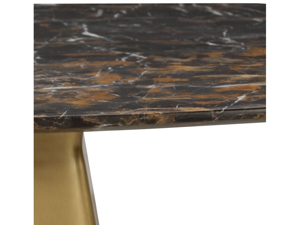 Equilateral Bistro Table - Michelangelo/Brass, 2 Cartons - image 3