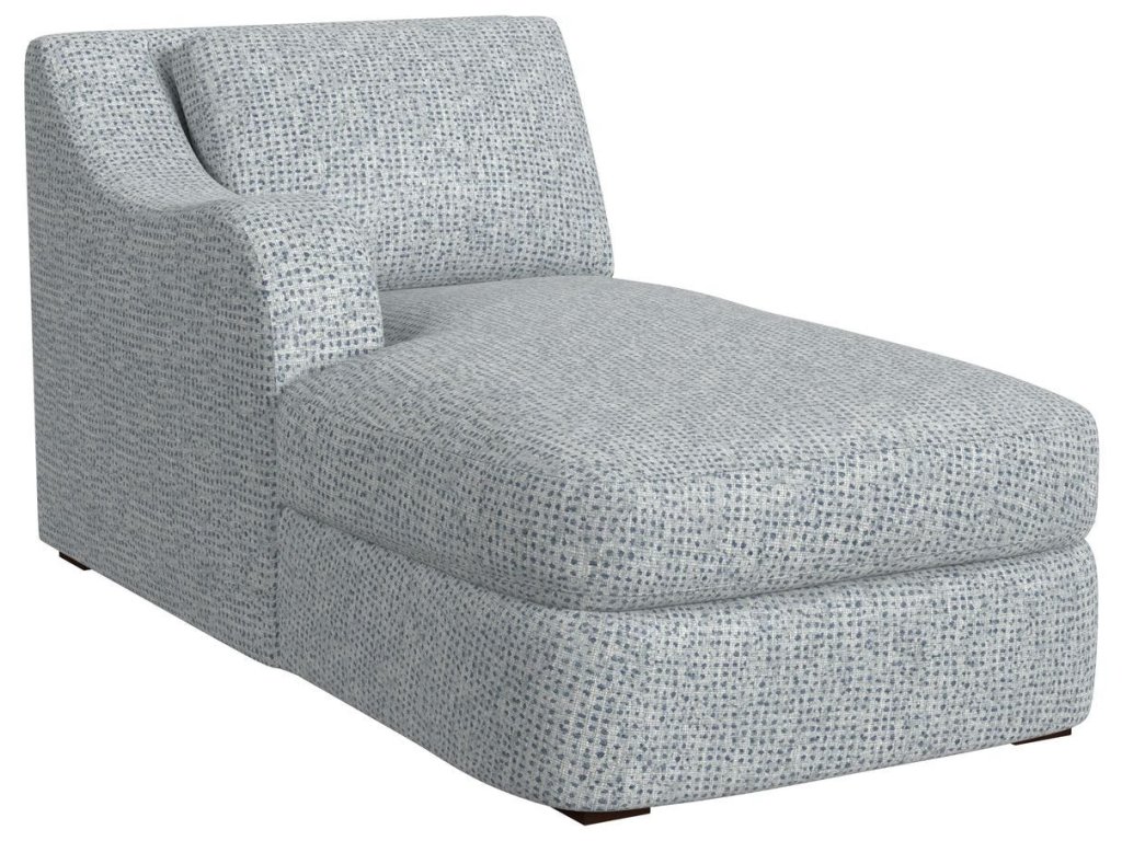 Big Wave Chaise, Left Arm Facing - Dashing Blue - main image