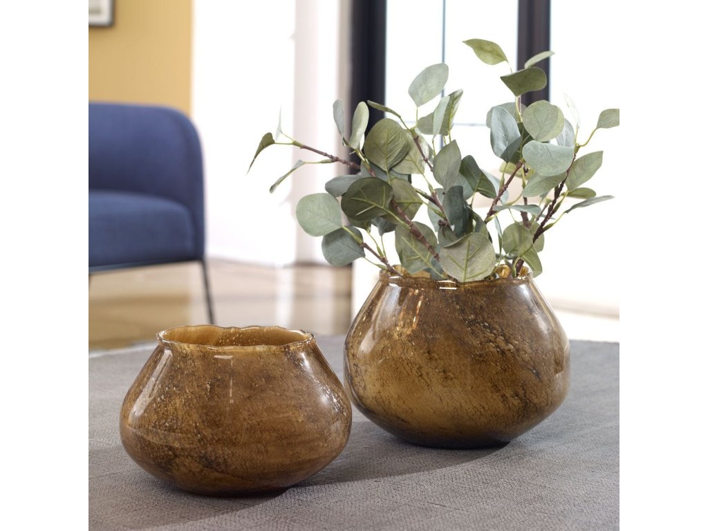 Tortoise Vases, S/2 - image 1
