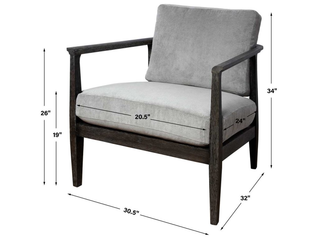 Brunei Accent Chair, Gray - image 7