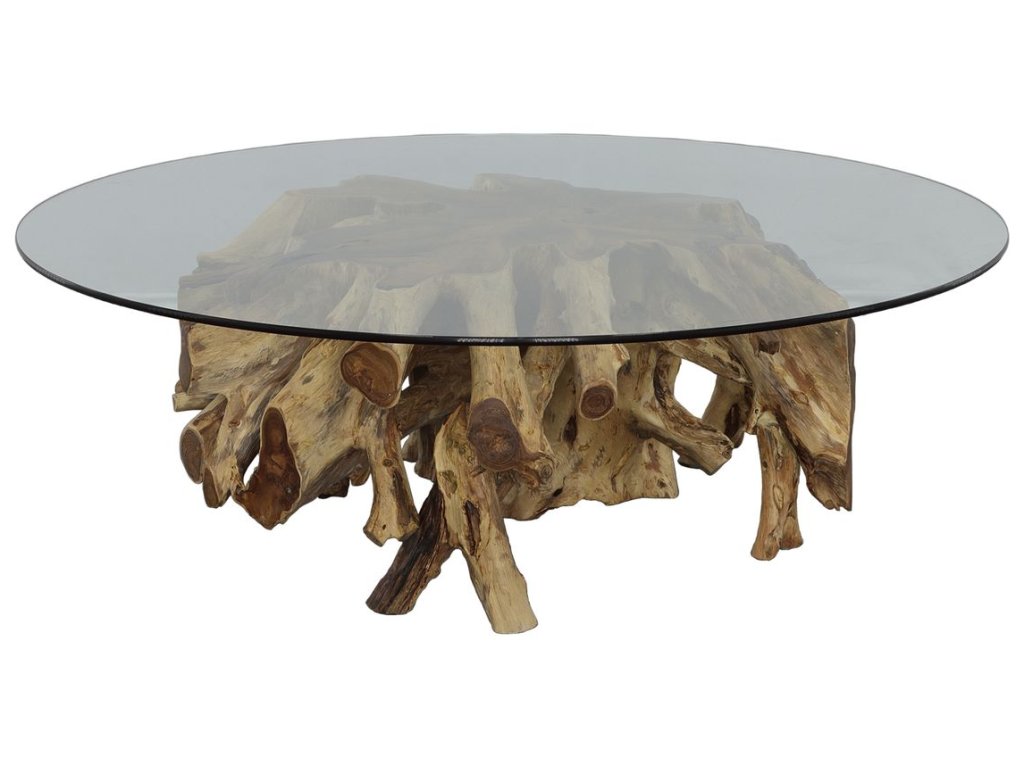 Center Root Coffee Table - Round, 56 Glass 2 Cartons - main image