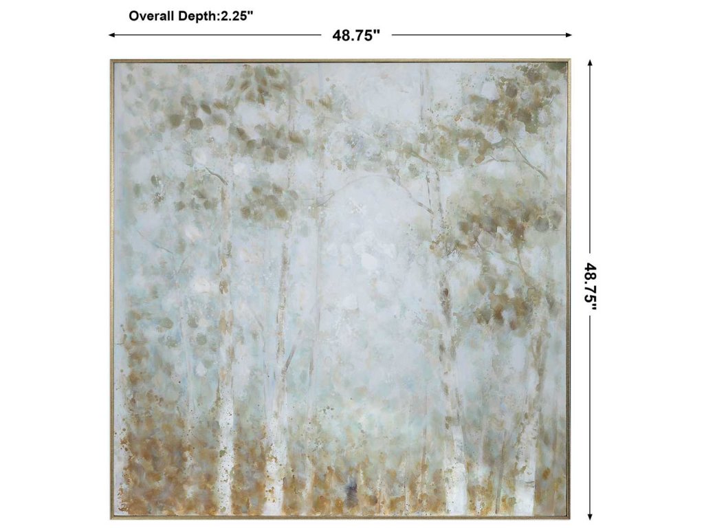 Cotton Woods Hand Painted Canvas - image 5