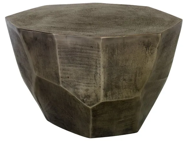 Cathenna Coffee Table - Antiqued Nickel Medium
