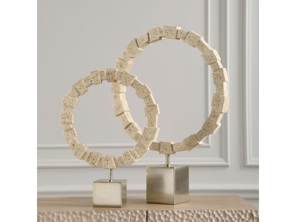 Ivory Fusion Rings, S/2 - image 2