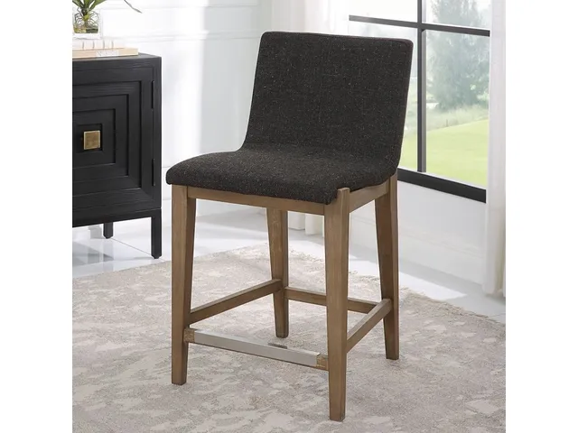 Klemens Counter Stool, Chocolate - Alternative View