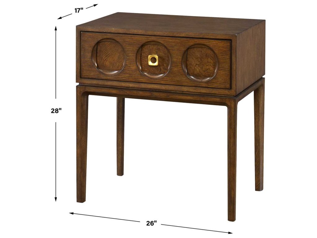 Roundabout Side Table - Cocoa Brown - image 7