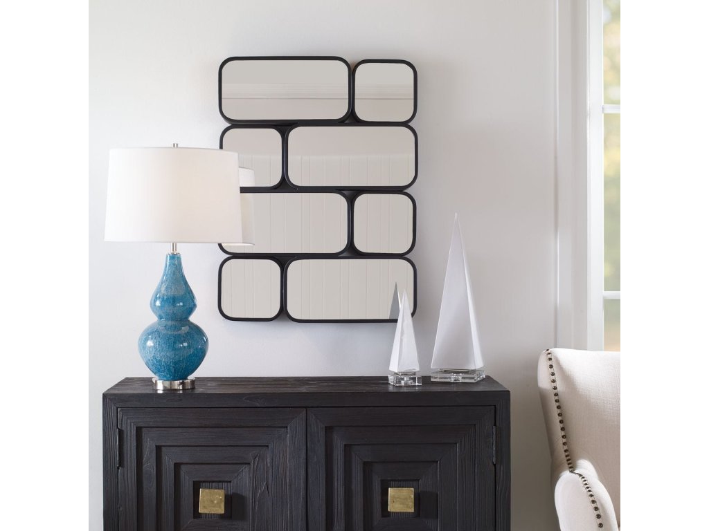 Canute Mirror, Black - image 1