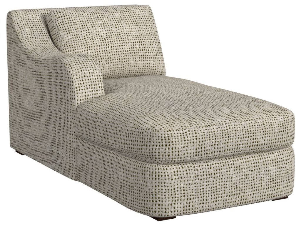 Big Wave Chaise, Left Arm Facing - Dashing Olive - image 1