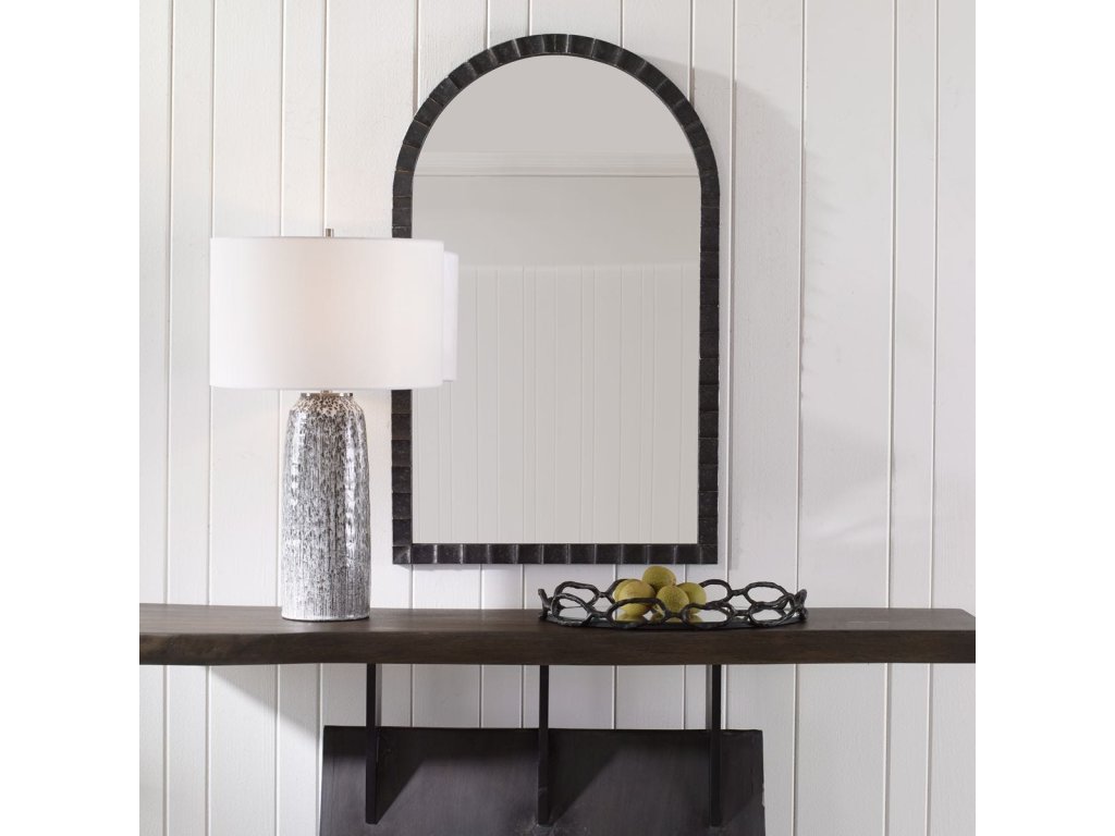Dandridge Arch Mirror, Black - image 1