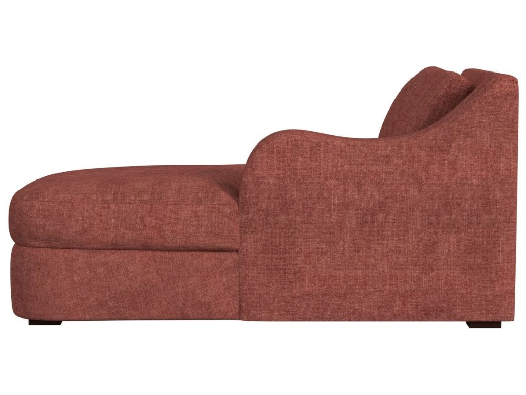 Big Wave Chaise, Right Arm Facing - Vintage Tea Rose - image 2